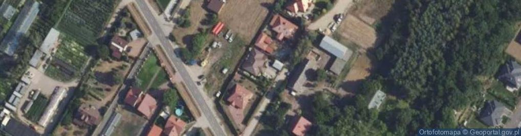 Zdjęcie satelitarne Dzikiej Róży ul.