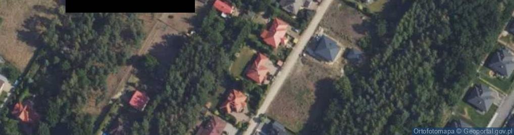 Zdjęcie satelitarne Dzikiej Róży ul.