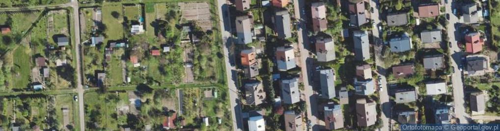 Zdjęcie satelitarne Działkowa ul.