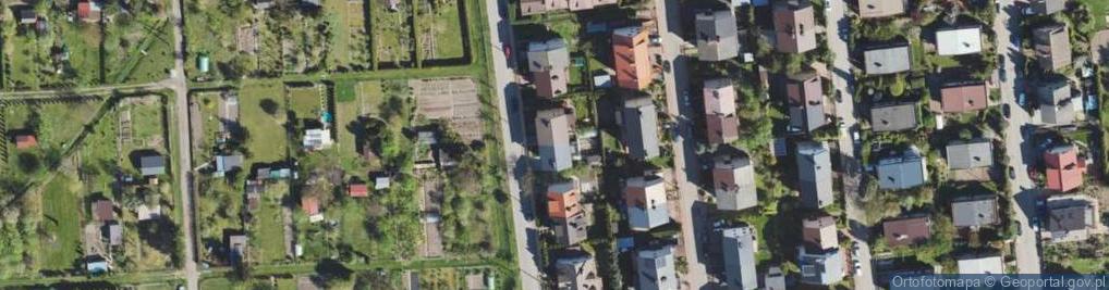 Zdjęcie satelitarne Działkowa ul.