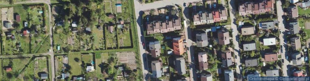Zdjęcie satelitarne Działkowa ul.