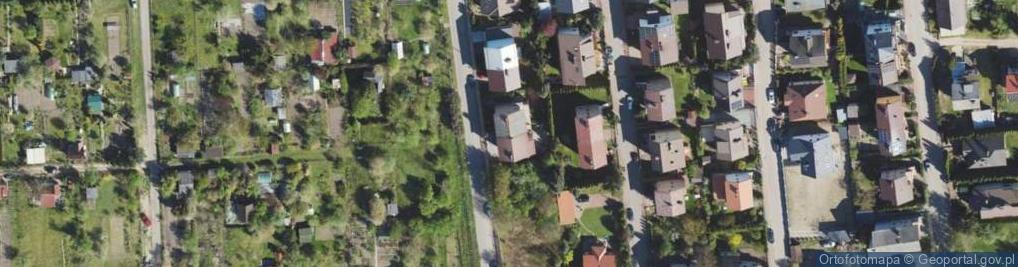 Zdjęcie satelitarne Działkowa ul.