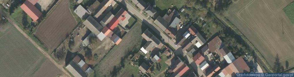 Zdjęcie satelitarne Dzielów ul.