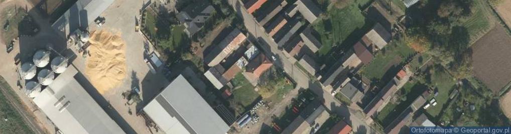 Zdjęcie satelitarne Dzielów ul.