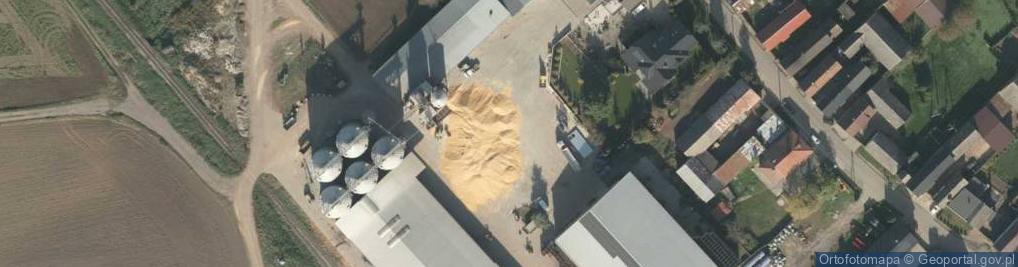 Zdjęcie satelitarne Dzielów ul.