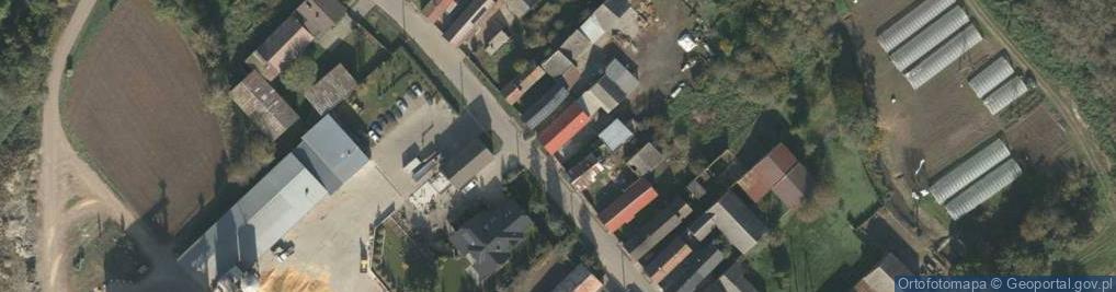 Zdjęcie satelitarne Dzielów ul.