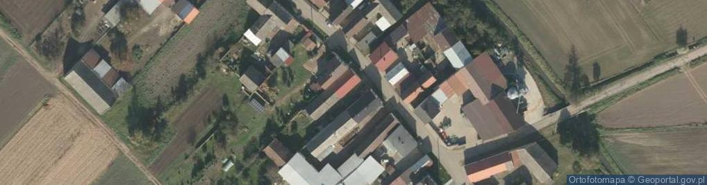 Zdjęcie satelitarne Dzielów ul.