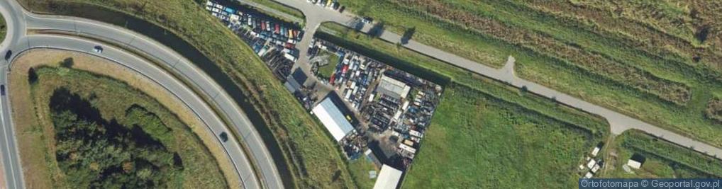 Zdjęcie satelitarne Dziewięć Włók ul.