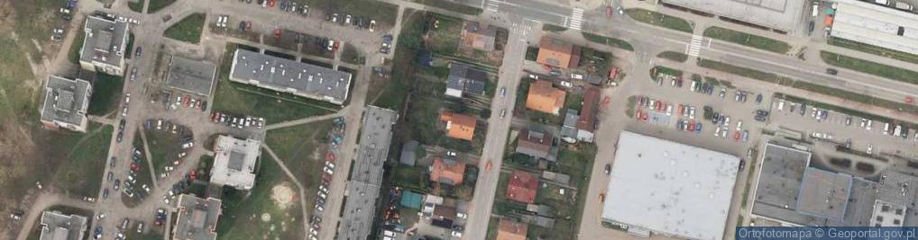 Zdjęcie satelitarne Dzierżona Jana, ks. ul.