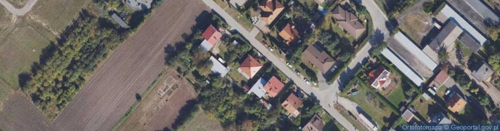 Zdjęcie satelitarne Działkowców ul.