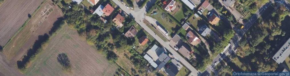 Zdjęcie satelitarne Działkowców ul.