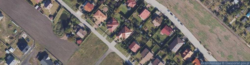 Zdjęcie satelitarne Działkowców ul.