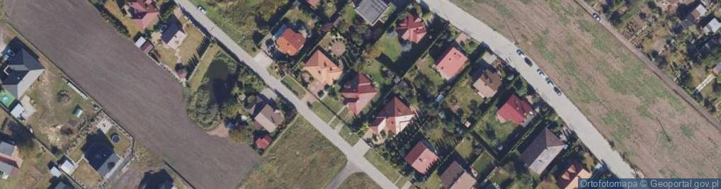 Zdjęcie satelitarne Działkowców ul.