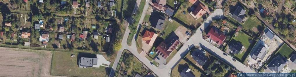 Zdjęcie satelitarne Działkowców ul.