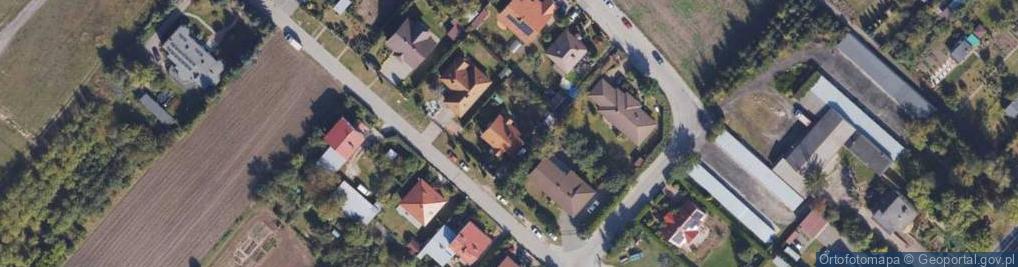 Zdjęcie satelitarne Działkowców ul.