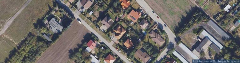 Zdjęcie satelitarne Działkowców ul.