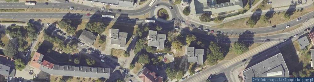 Zdjęcie satelitarne Dzieci Wrzesińskich ul.