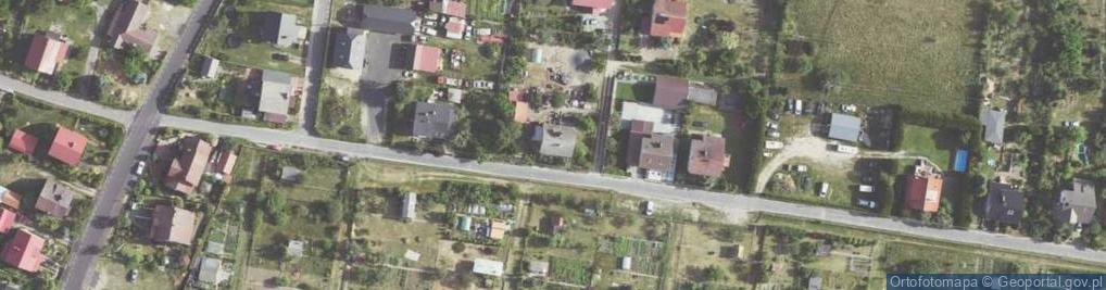 Zdjęcie satelitarne Działkowa ul.