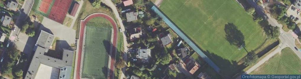 Zdjęcie satelitarne Działkowa ul.