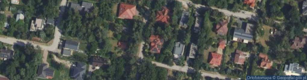 Zdjęcie satelitarne Działkowa ul.