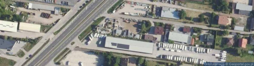 Zdjęcie satelitarne Działkowa ul.