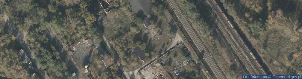Zdjęcie satelitarne Działkowca ul.