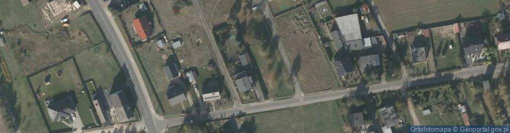 Zdjęcie satelitarne Działkowca ul.