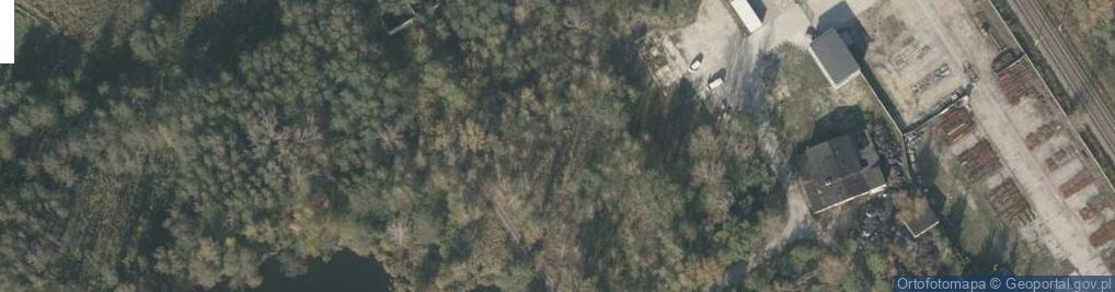 Zdjęcie satelitarne Działkowca ul.