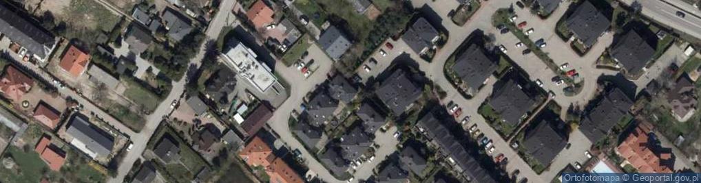 Zdjęcie satelitarne Dzikiego Wina ul.