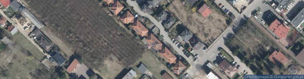 Zdjęcie satelitarne Dzikiego Wina ul.