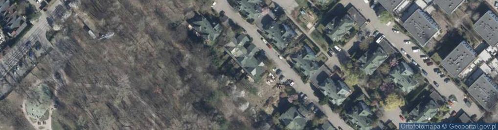Zdjęcie satelitarne Dzikiej Róży ul.