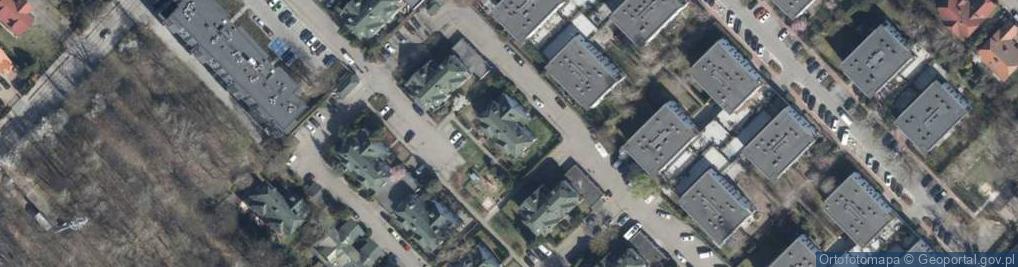 Zdjęcie satelitarne Dzikiej Róży ul.