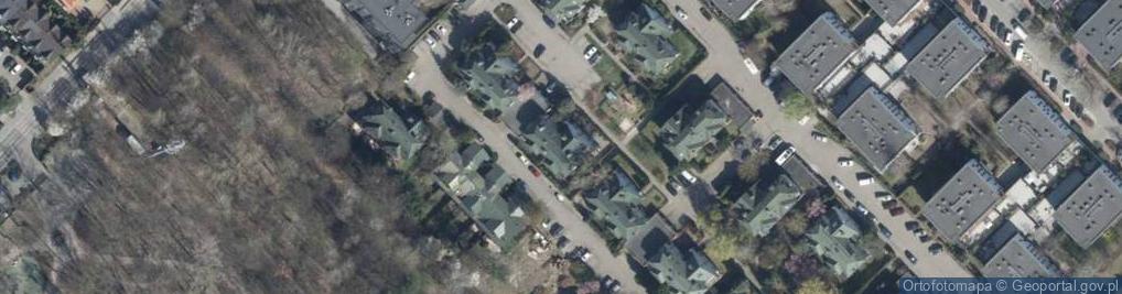 Zdjęcie satelitarne Dzikiej Róży ul.