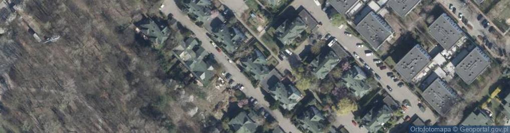 Zdjęcie satelitarne Dzikiej Róży ul.
