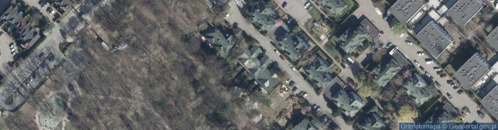 Zdjęcie satelitarne Dzikiej Róży ul.