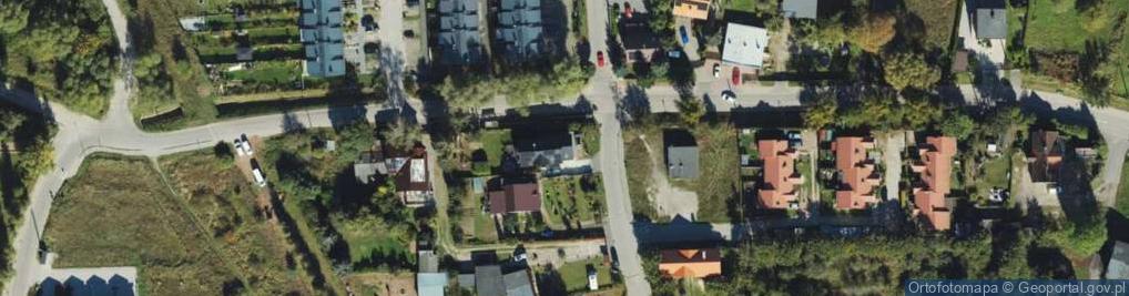 Zdjęcie satelitarne Działkowa ul.