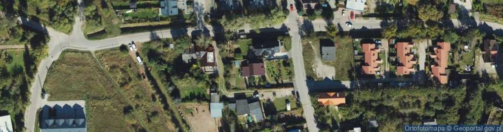 Zdjęcie satelitarne Działkowa ul.