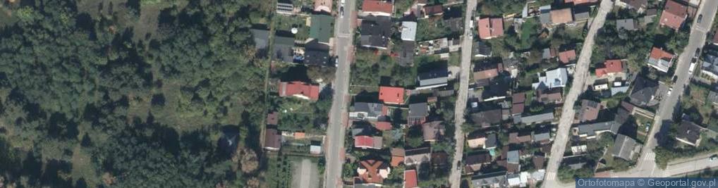 Zdjęcie satelitarne Dzika ul.