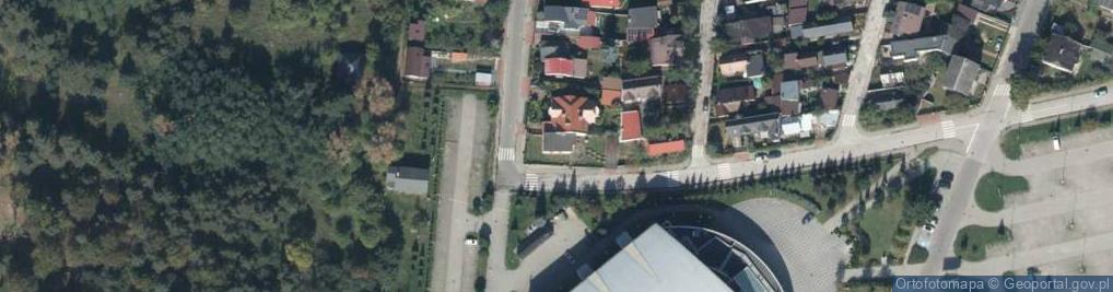 Zdjęcie satelitarne Dzika ul.