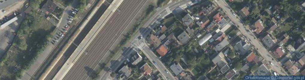 Zdjęcie satelitarne Działkowa ul.