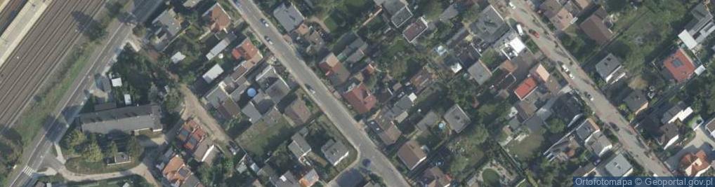 Zdjęcie satelitarne Działkowa ul.