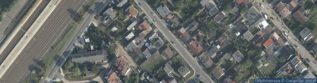 Zdjęcie satelitarne Działkowa ul.