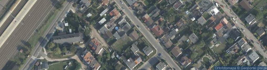 Zdjęcie satelitarne Działkowa ul.