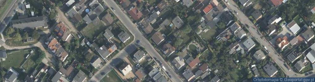 Zdjęcie satelitarne Działkowa ul.