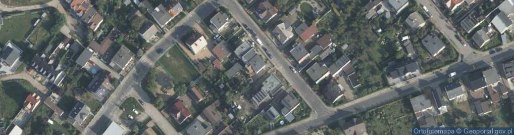 Zdjęcie satelitarne Działkowa ul.