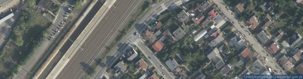 Zdjęcie satelitarne Działkowa ul.