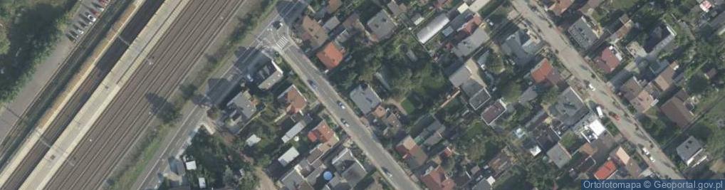 Zdjęcie satelitarne Działkowa ul.