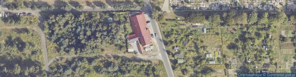 Zdjęcie satelitarne Działkowca ul.