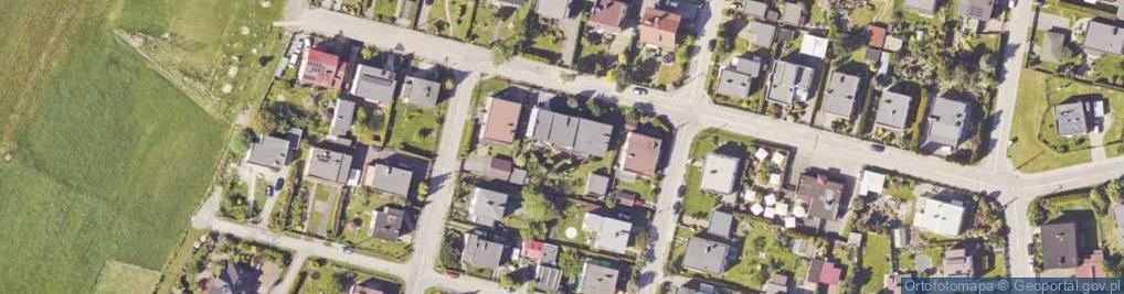 Zdjęcie satelitarne Działkowców ul.