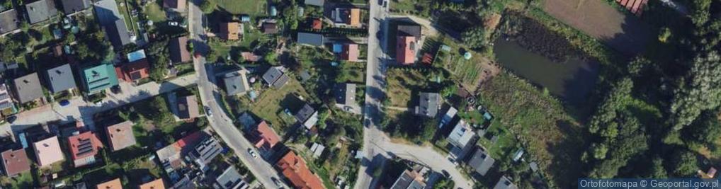 Zdjęcie satelitarne Działkowa ul.